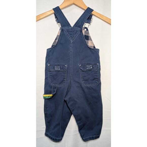 Vintage Sesame Street Toddler Overalls Sz 2T Cookie Monster 90s Dungarees - Picture 5 of 9
